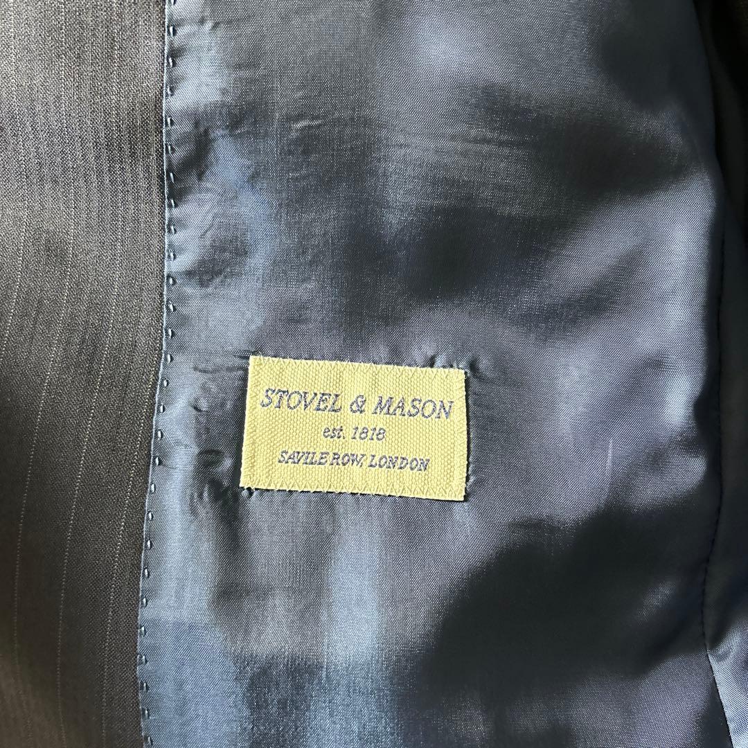 『新品未使用』ネイビー ストライプ スーツ