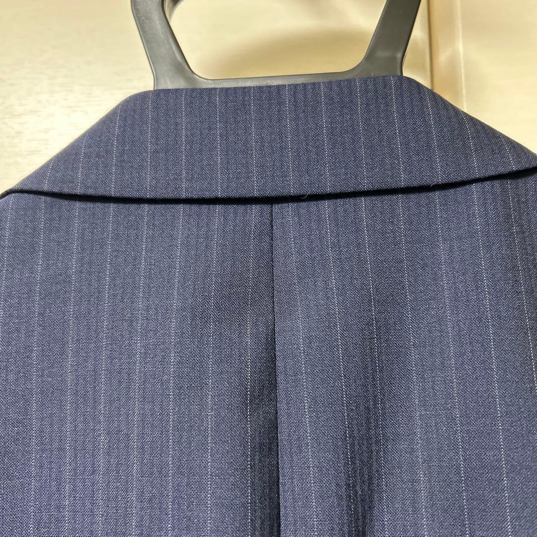 『新品未使用』ネイビー ストライプ スーツ