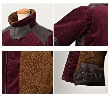 【得★61％引】ロッソ　ROJ-972　ネイビー（LL）コーデュロイジャケット