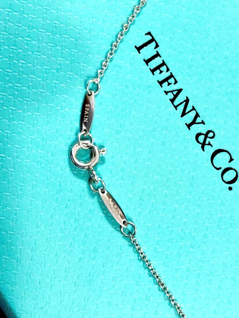 【極美品】ティファニー　ティアドロップペンダント　ネックレス　シルバー925