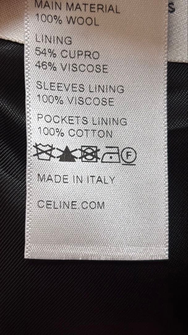 【早い者勝ち22SSCeline キャンペーンルックテーラードジャケット44XS