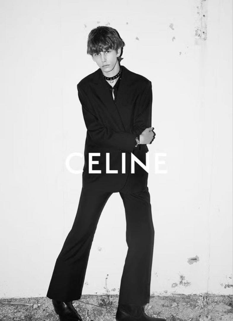 【早い者勝ち22SSCeline キャンペーンルックテーラードジャケット44XS