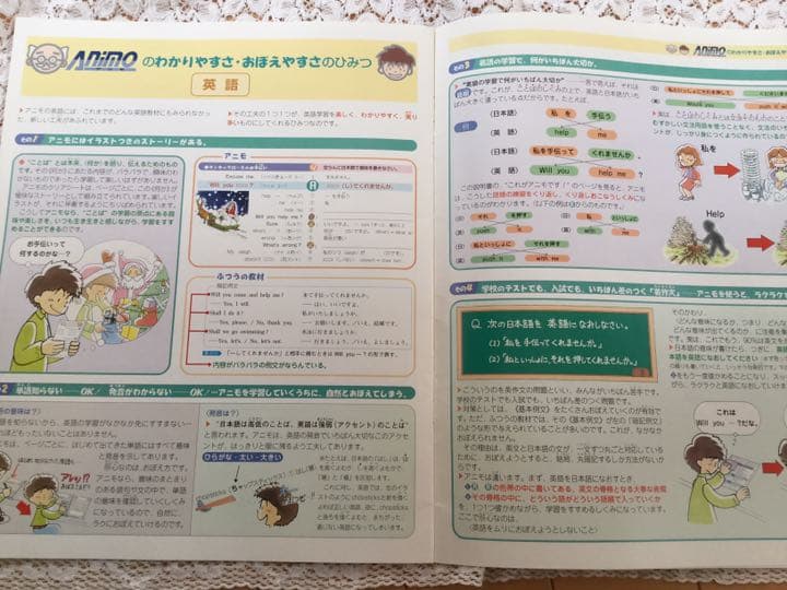 栄進ゼミナール　中学1年生用教材　　家庭学習アニモ　　Animo