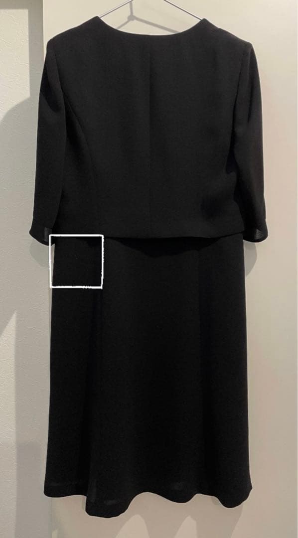 トウキョウソワール 喪服礼服　洗える前開きワンピース(ジャケット付き) 15号