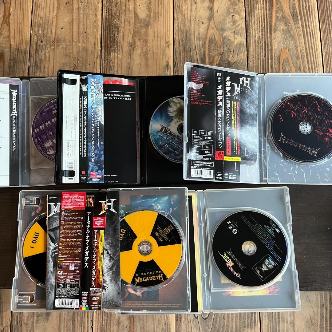 MEGADETH / メガデス　5種類DVD