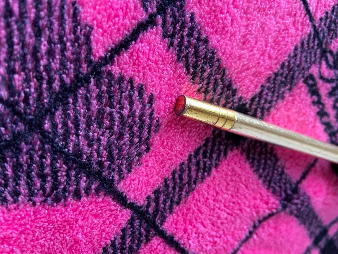 ★レア★　MARS マーズ　リボン付フリルMARSストーンロゴ柄長傘　黒✗ピンク