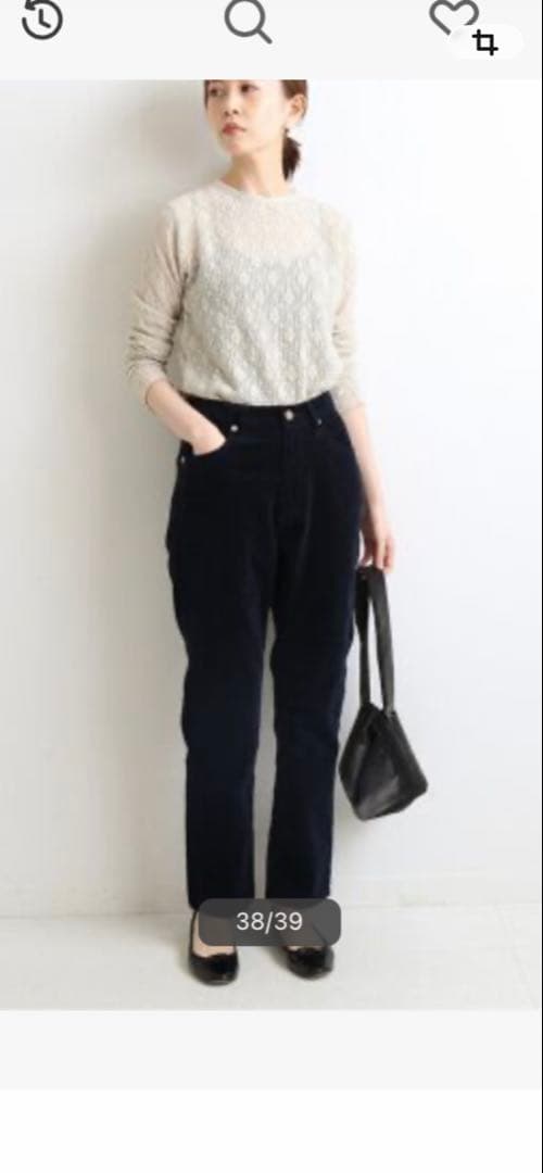 IENA ストレッチレースプルオーバー