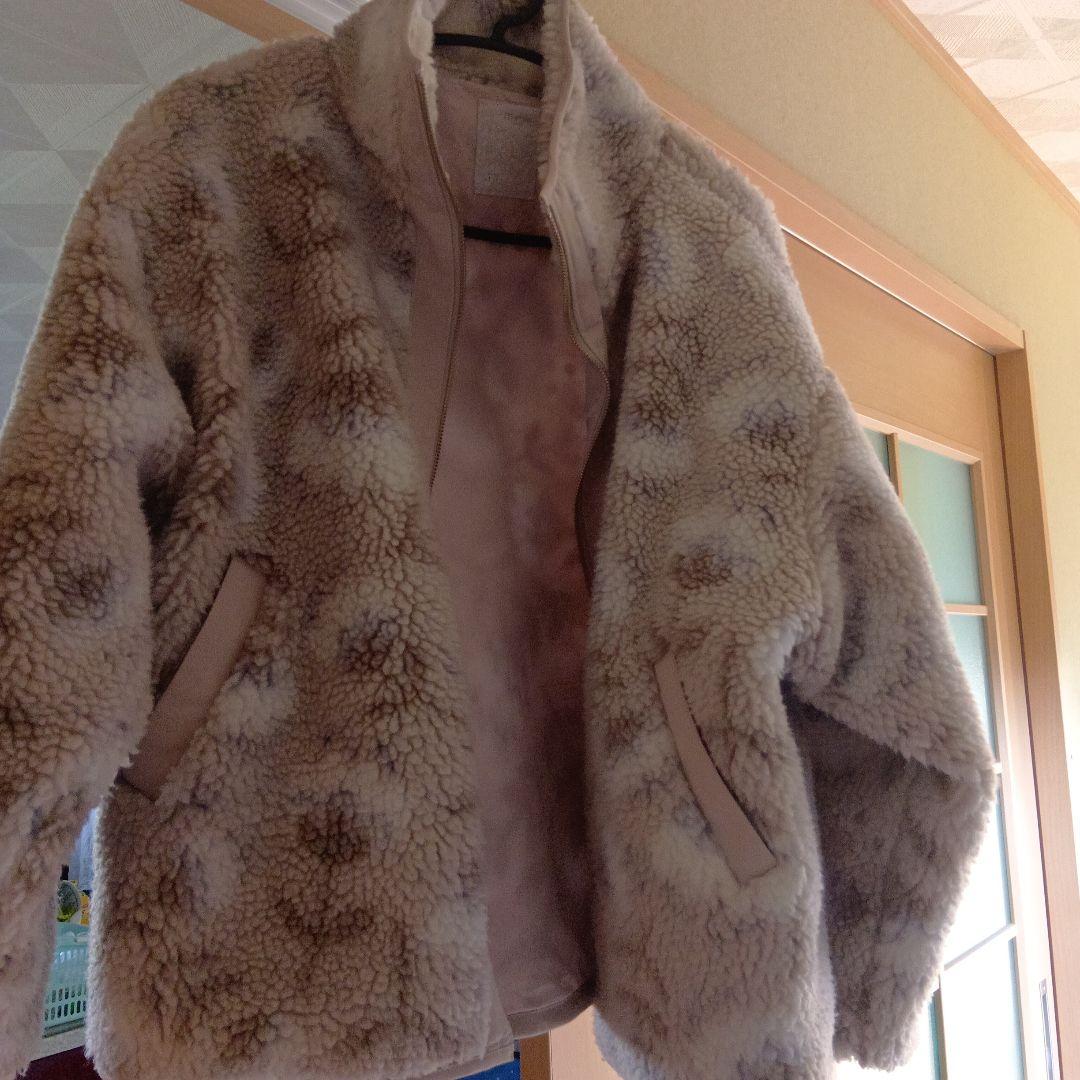 マーブルシュッド　アウター　フワフワフラワー