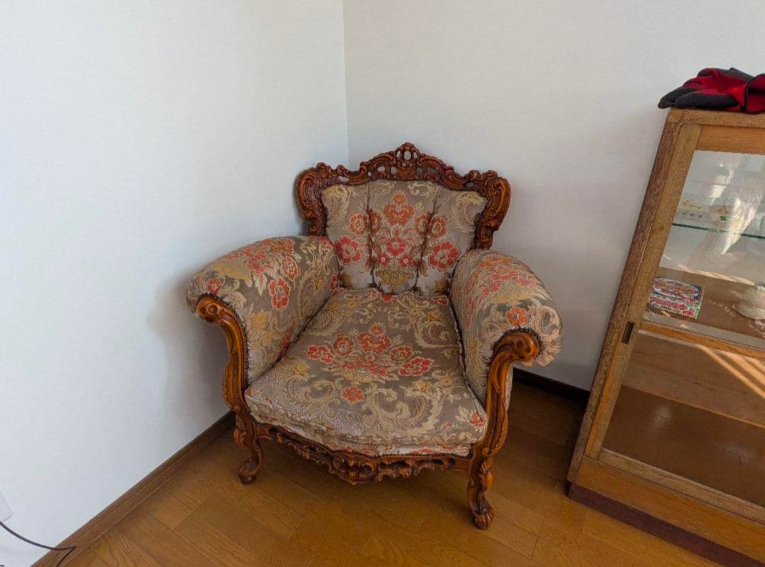 金華山織 シングル 一人掛け イタリア アンティーク 札幌 crash gate