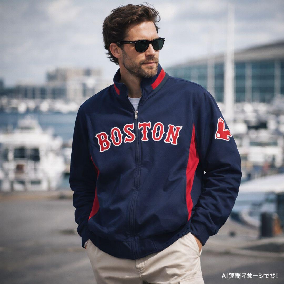 Majestic Boston Red Sox ウォームアップジャケット 2XL