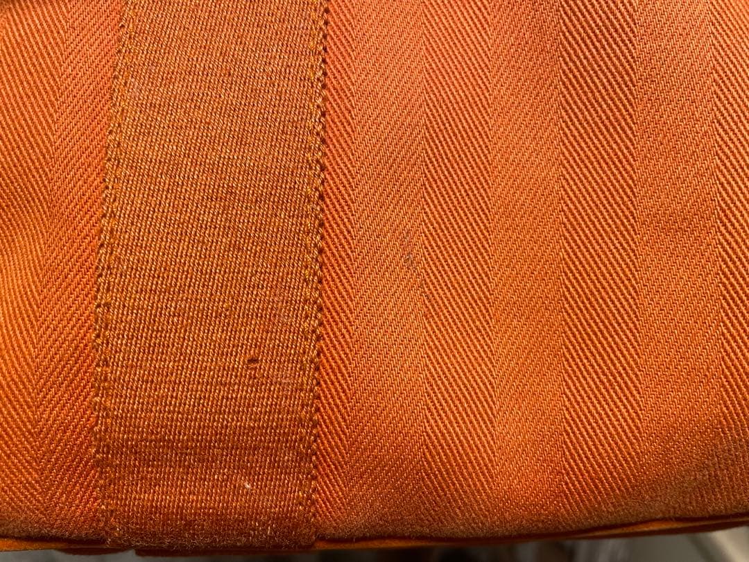 HERMES オレンジ ビジネスバッグ