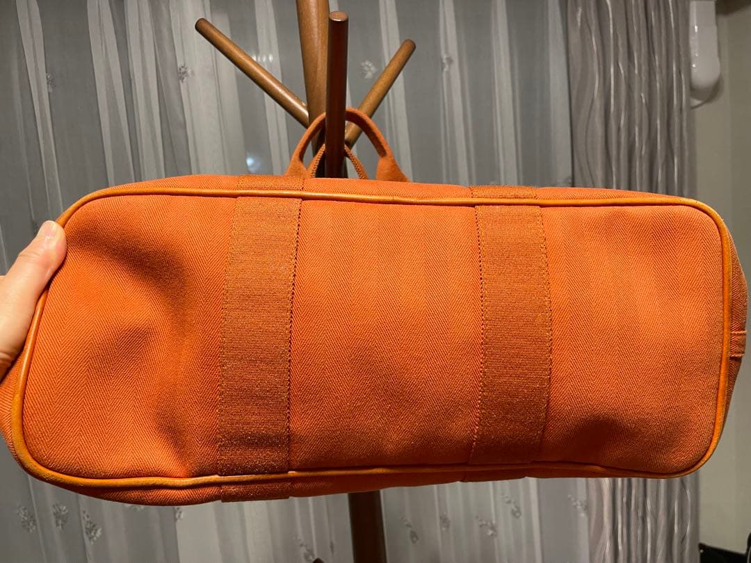 HERMES オレンジ ビジネスバッグ