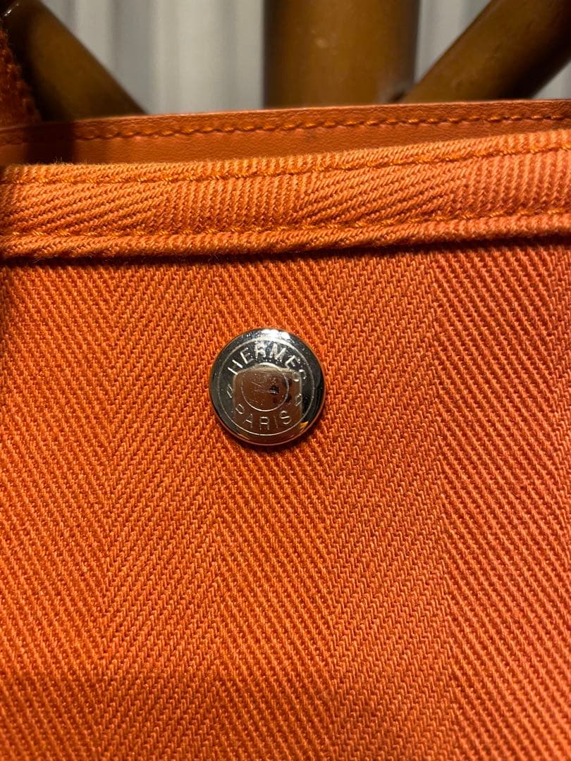 HERMES オレンジ ビジネスバッグ