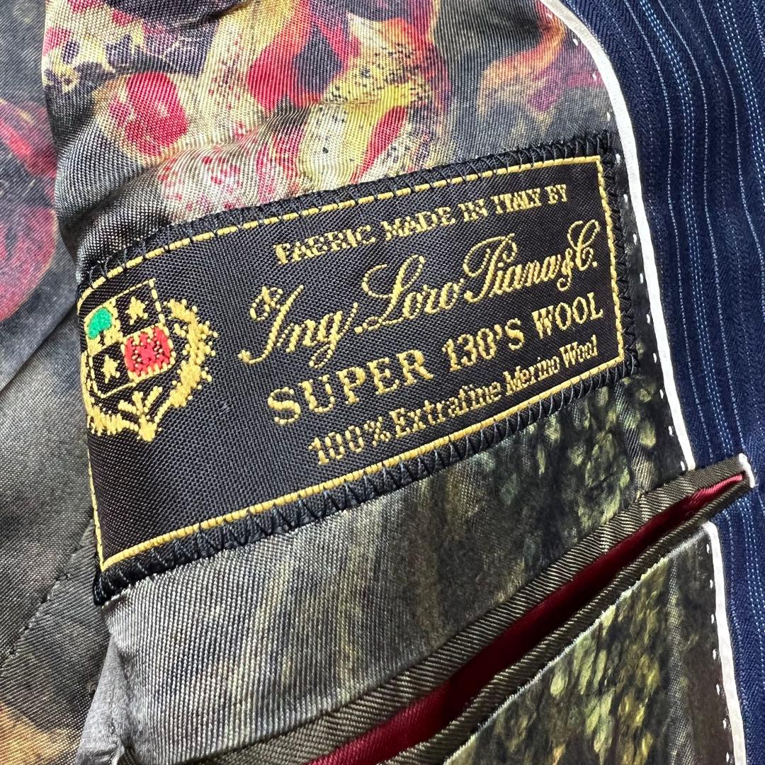 ポールスミス　3ピース　セットアップ　ロロピアーナ　スーパー130 裏地派手　L