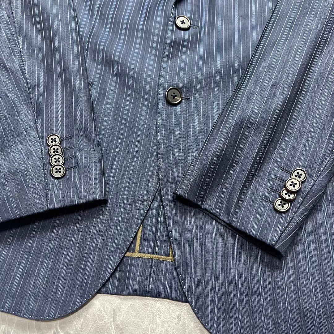 ポールスミス　3ピース　セットアップ　ロロピアーナ　スーパー130 裏地派手　L