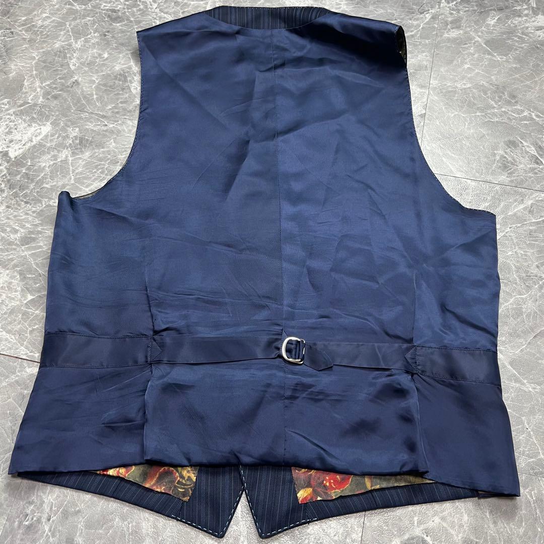 ポールスミス　3ピース　セットアップ　ロロピアーナ　スーパー130 裏地派手　L