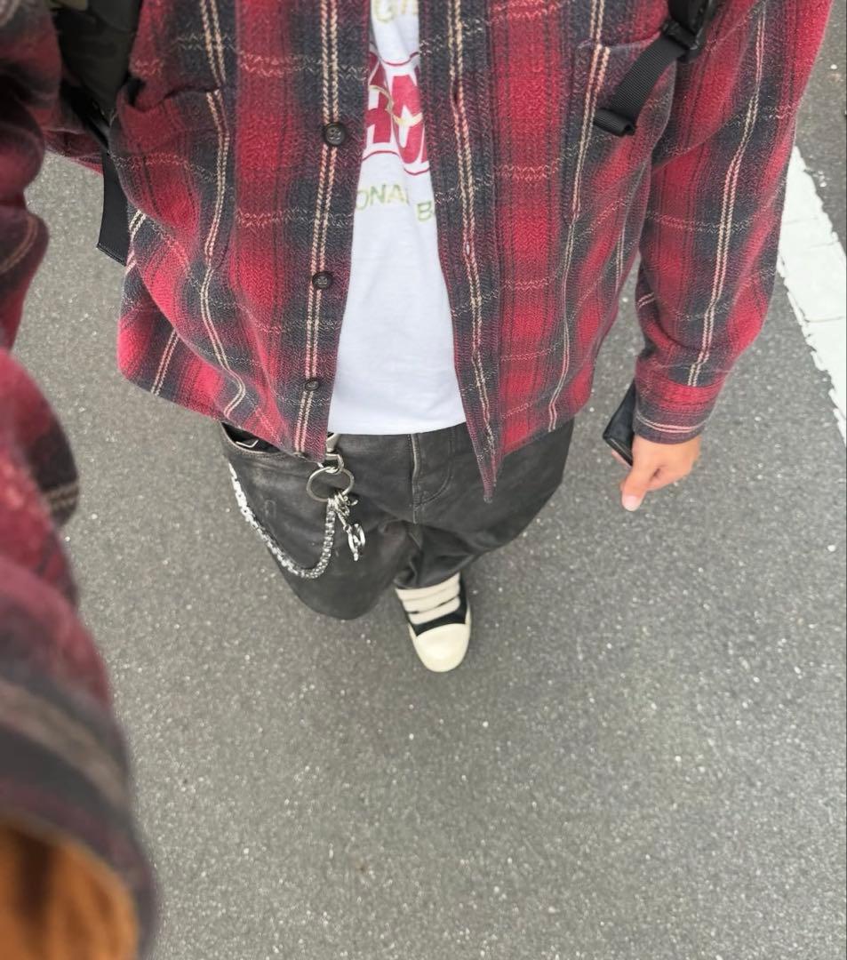 Stussy BIG OL' レザーパンツ　サイズ30