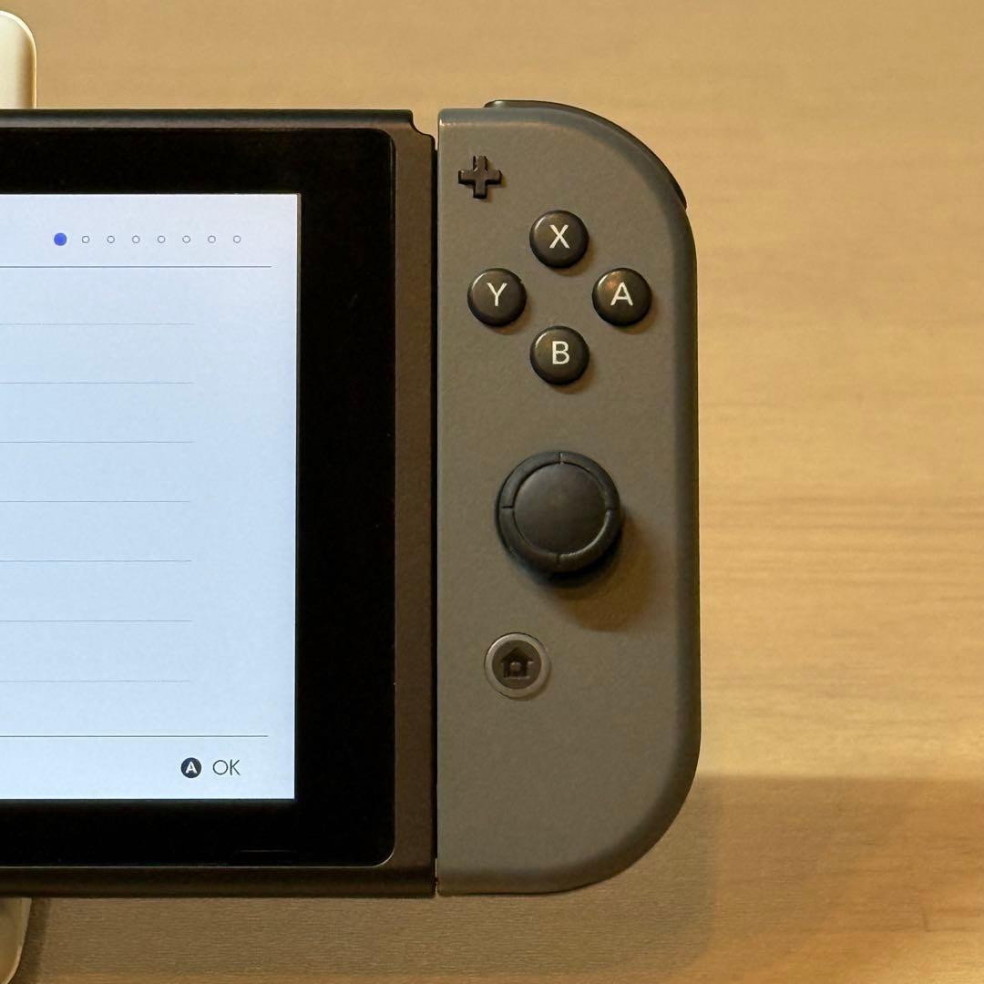 6-268 Switch 本体 新型 グレー 箱付き