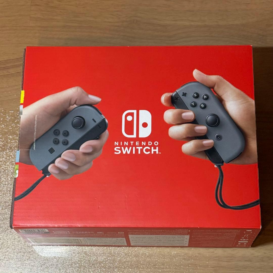 6-268 Switch 本体 新型 グレー 箱付き