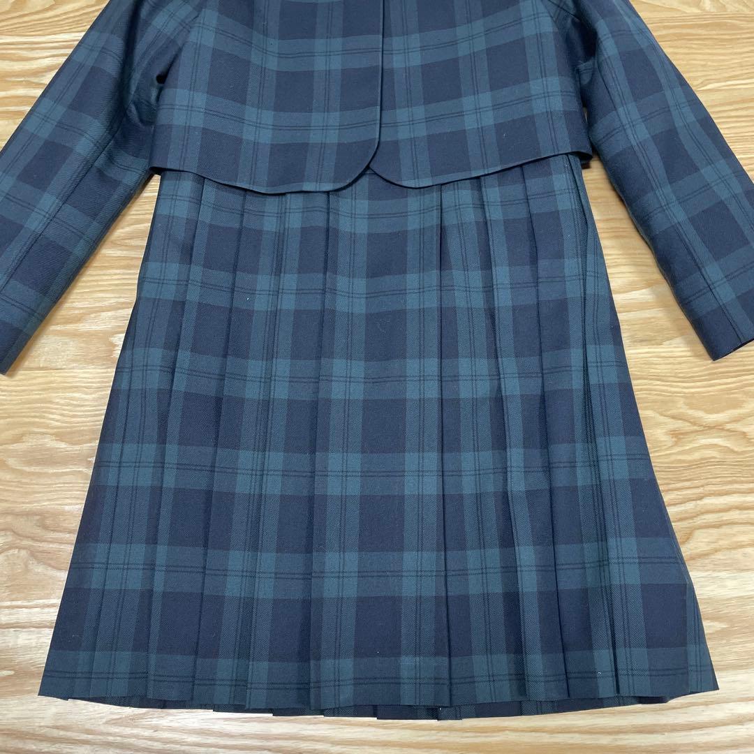 グリーンレーベルリラクシング フォーマル チェック ワンピース セット 135