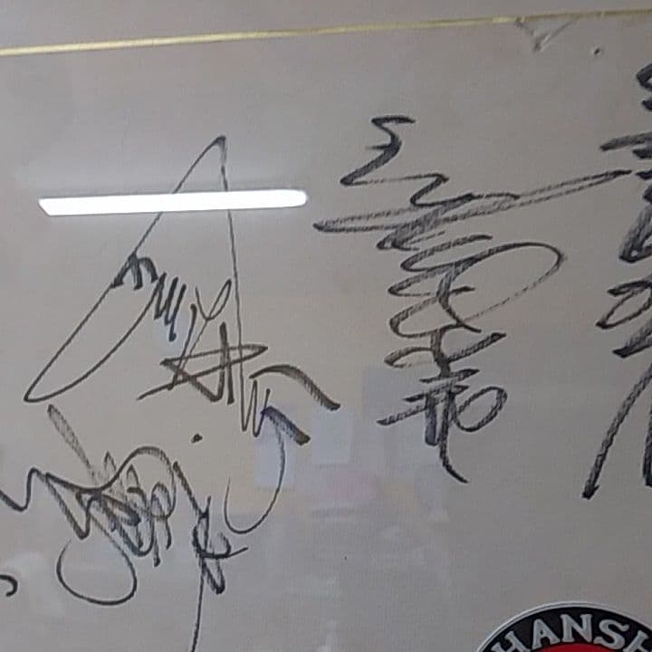 タイガース　1985年優勝の寄せ書き