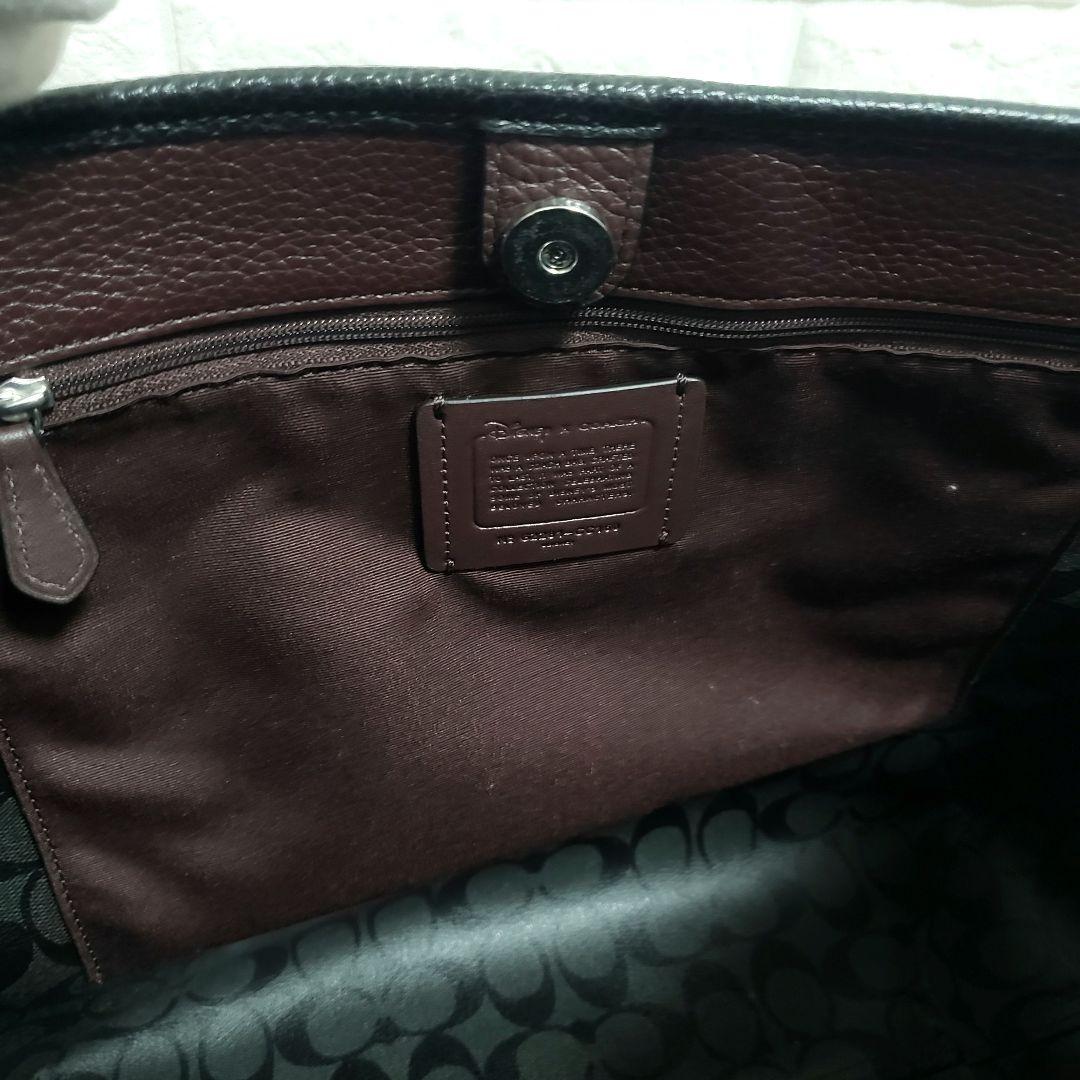 COACHコーチ ディズニー リトルマーメイド アースラ トートバッグA4可美品