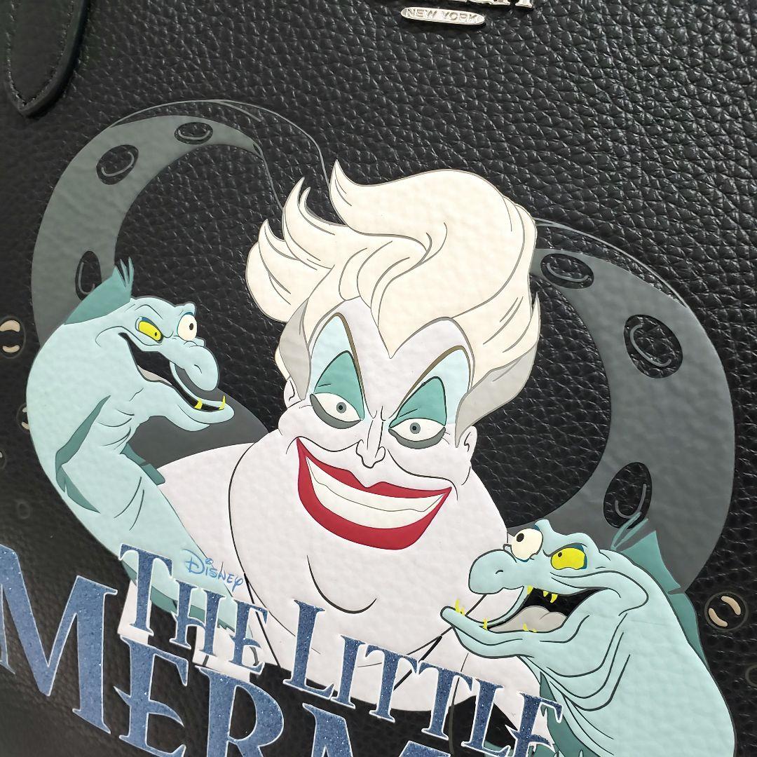 COACHコーチ ディズニー リトルマーメイド アースラ トートバッグA4可美品