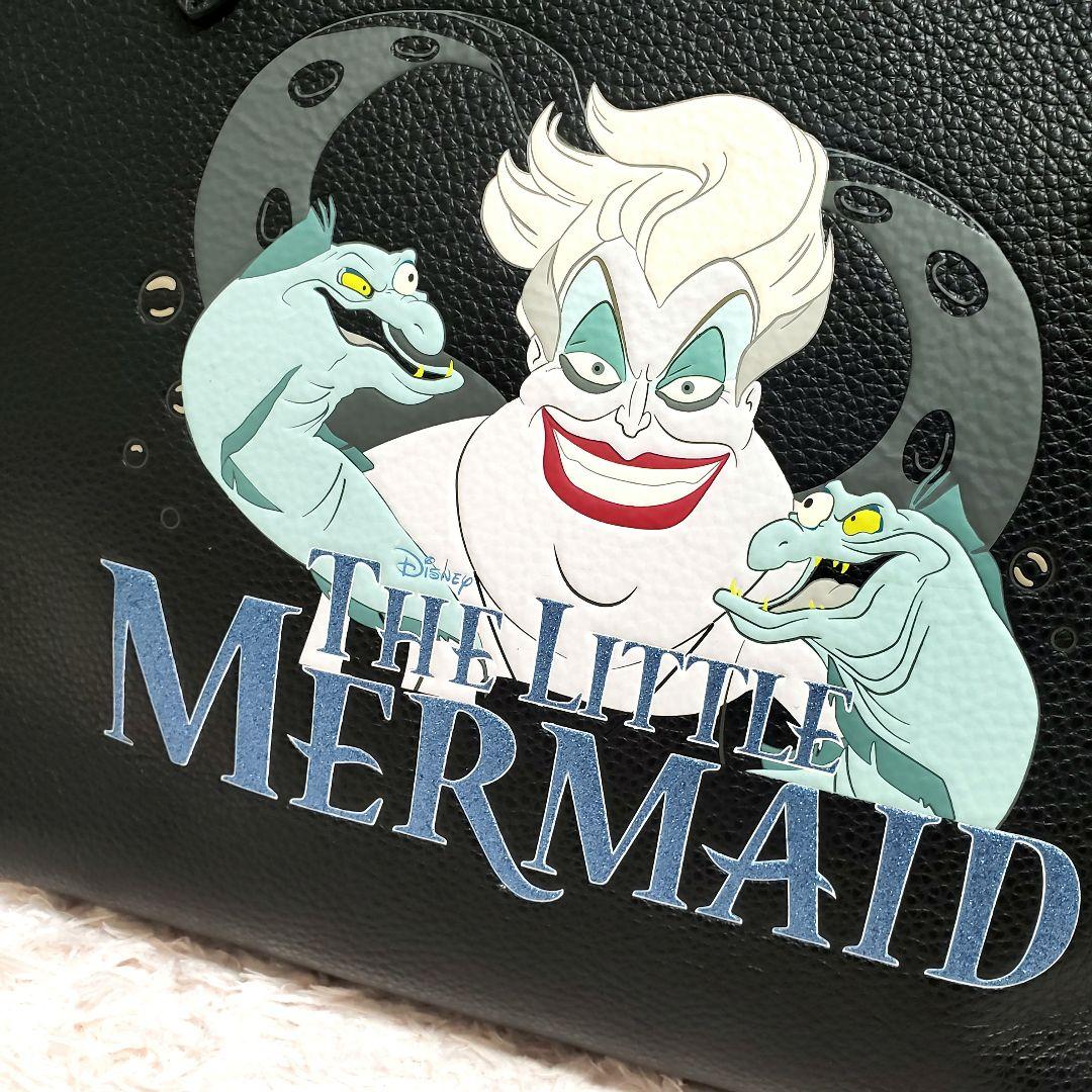 COACHコーチ ディズニー リトルマーメイド アースラ トートバッグA4可美品