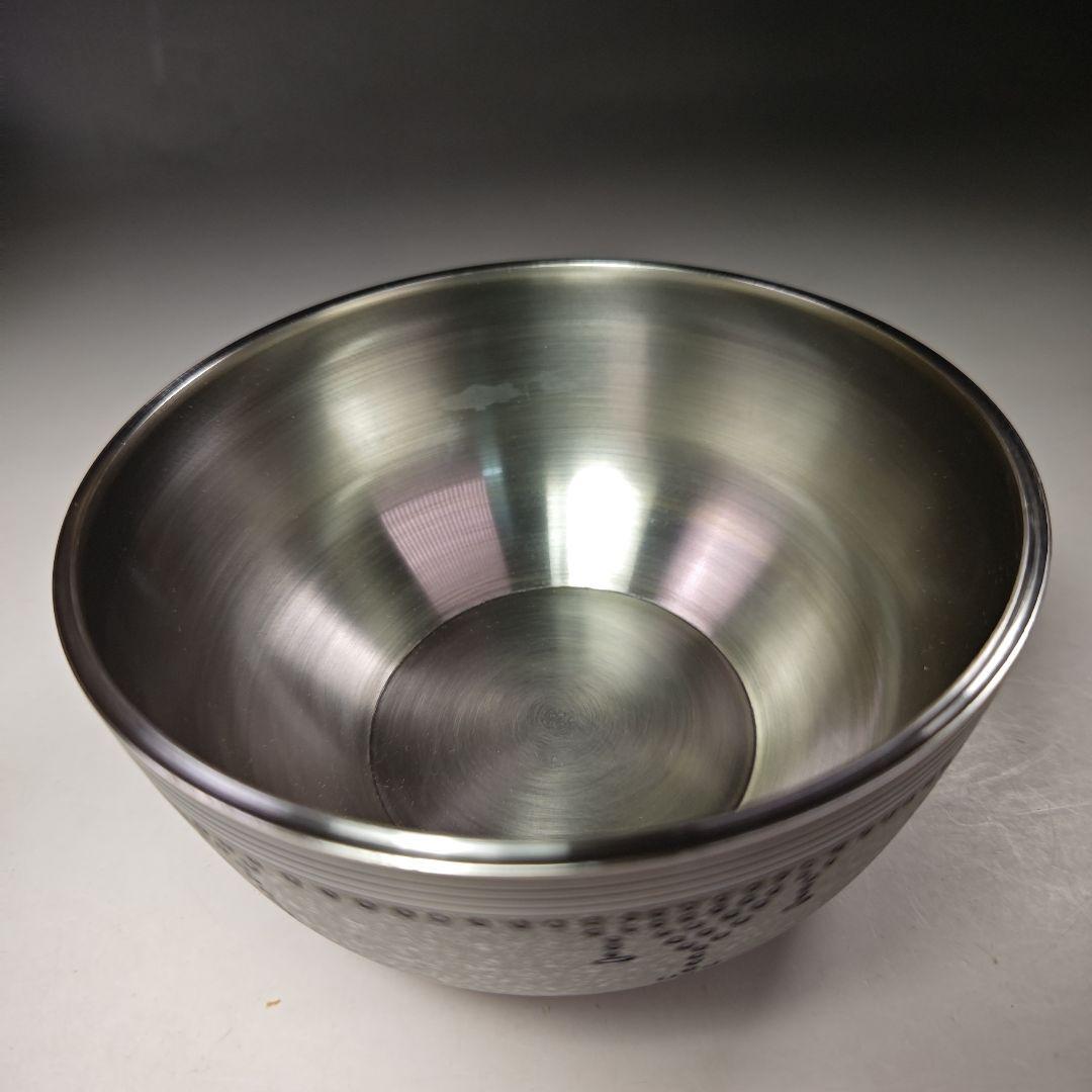 イ551 建水『金谷宗林』『瓔珞彫　建水　白銅製　共箱』茶道具