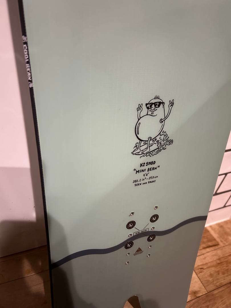 超美品　K2 COOLBEAN 138cm ショートファット　パウダーボード