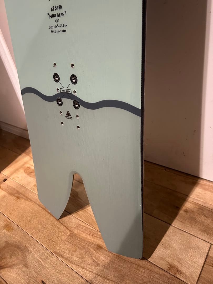 超美品　K2 COOLBEAN 138cm ショートファット　パウダーボード