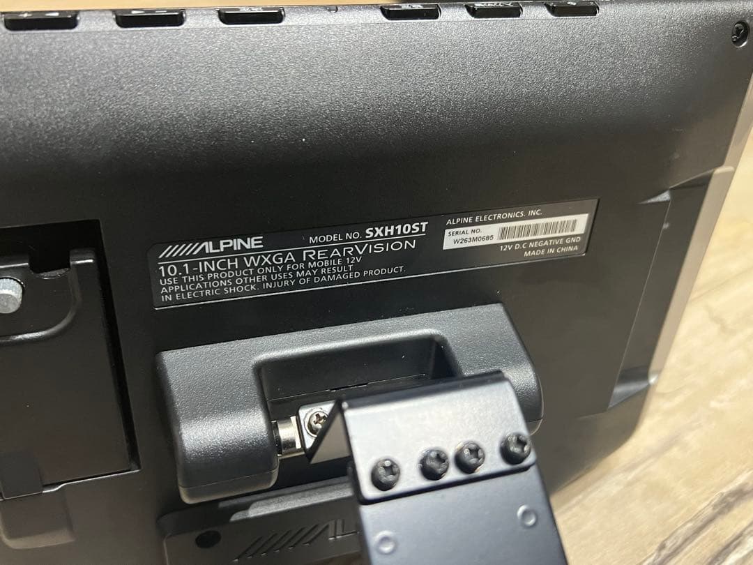 ALPINE SXH10ST 10.1モニター+TVチューナー+DVDプレイヤー