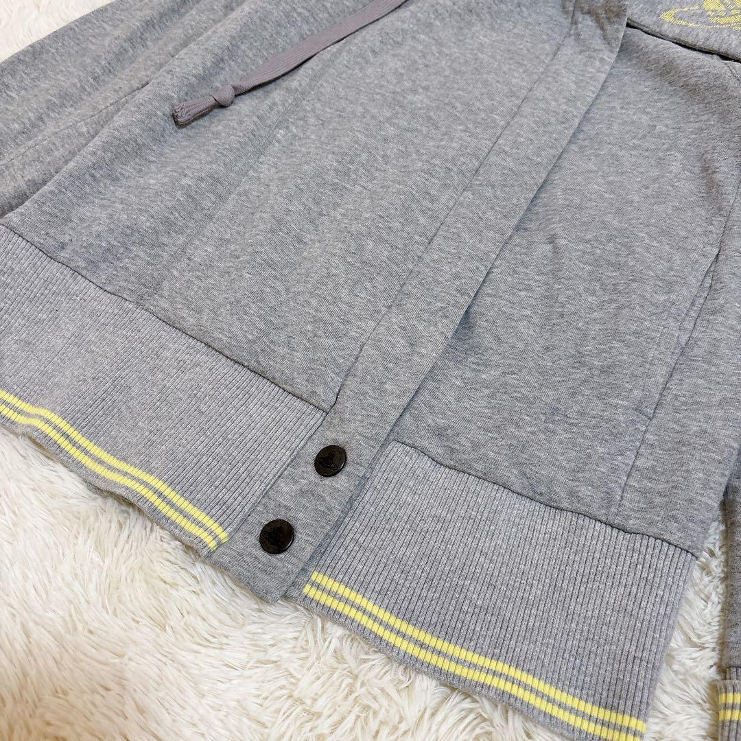 ヴィヴィアンウエストウッド レッドレーベル 変形 ジップパーカー オーブ アシメ