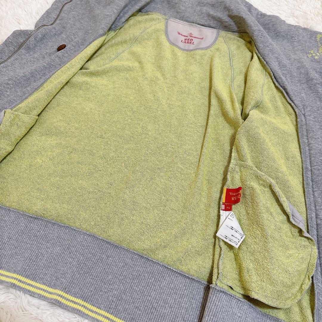 ヴィヴィアンウエストウッド レッドレーベル 変形 ジップパーカー オーブ アシメ