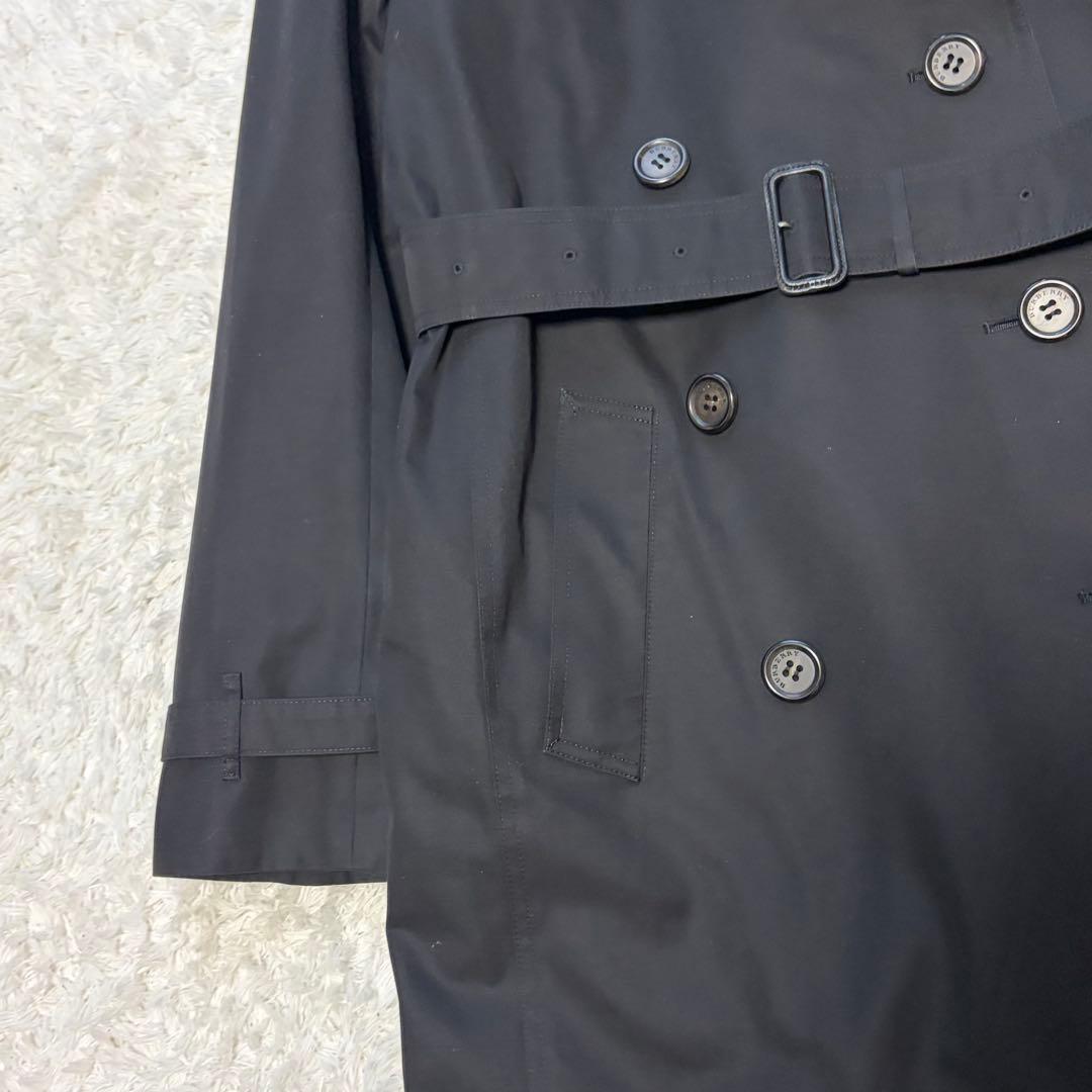 未使用級✨タグ付き✨バーバリーロンドン トレンチコート 40 黒 ノバチェック
