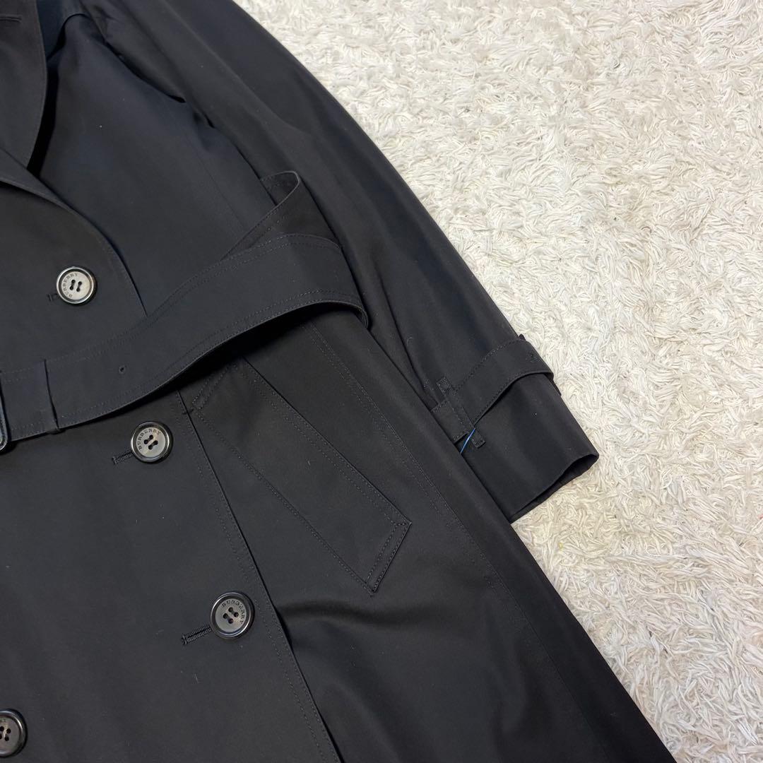 未使用級✨タグ付き✨バーバリーロンドン トレンチコート 40 黒 ノバチェック