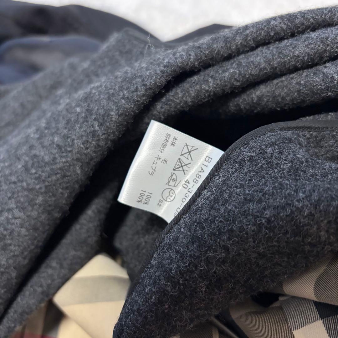 未使用級✨タグ付き✨バーバリーロンドン トレンチコート 40 黒 ノバチェック