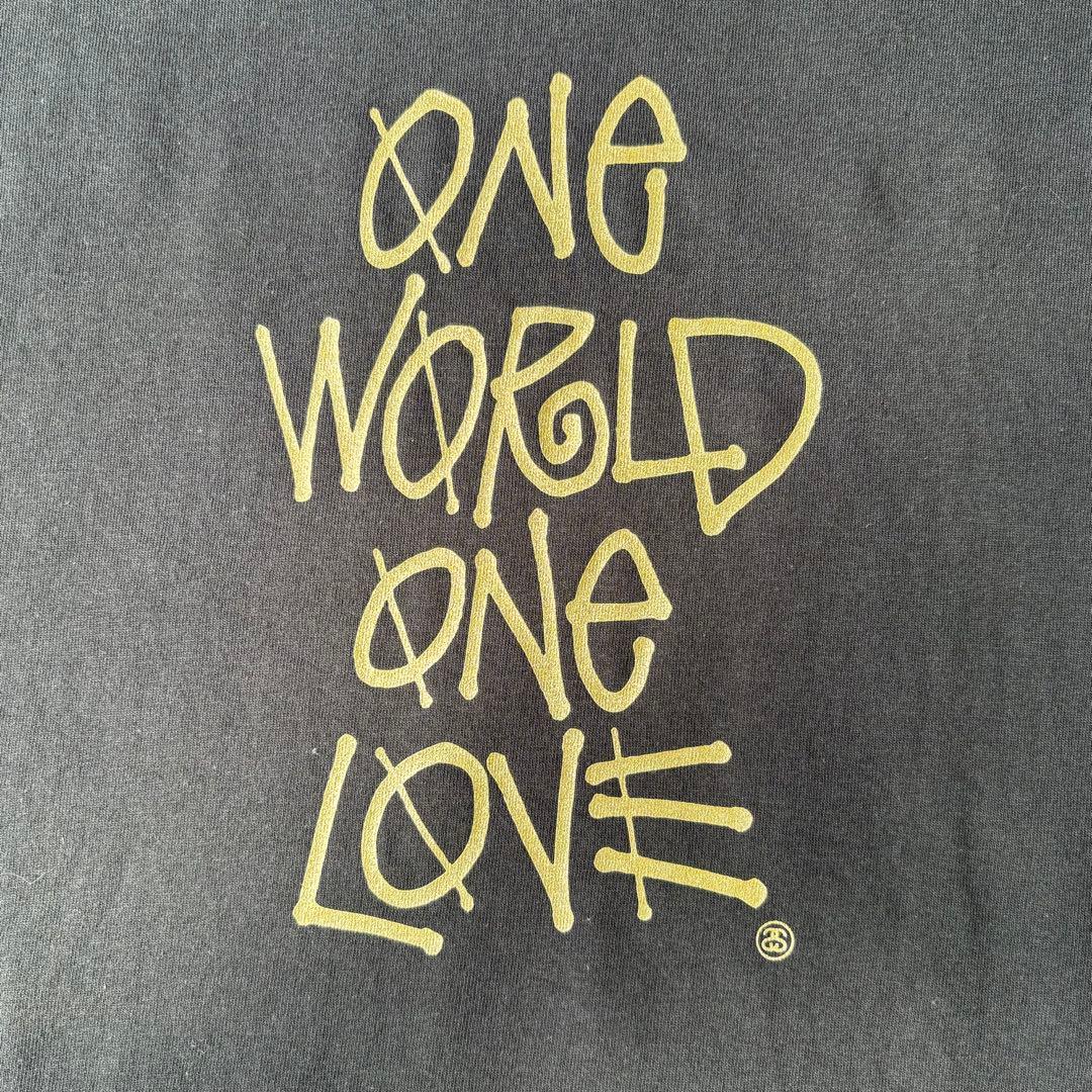 STUSSY ONE WORLD ONE LOVE ロングTシャツ 未使用