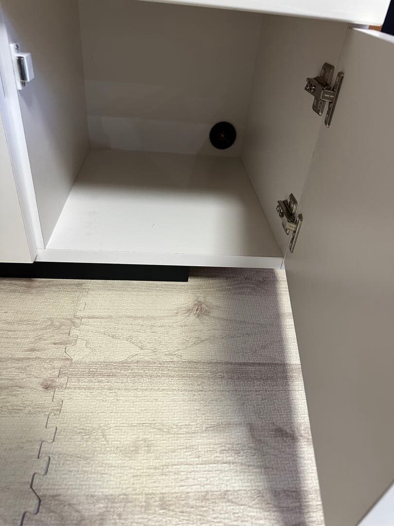 【LOWYA】テレビボード　ホワイト 完成品 37型 120cm ロウヤ