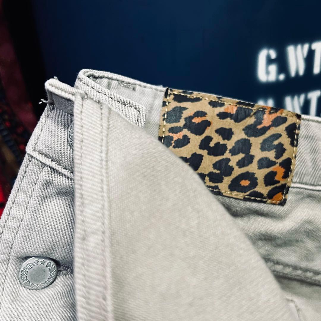 Whim Gazette ウィムガゼット ベージュ•グレー系 サロペット パンツ