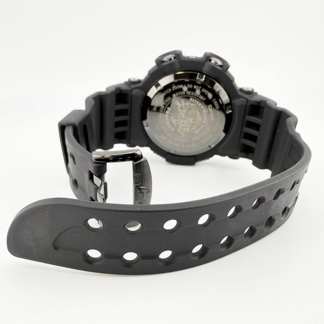 極希少 美品 カシオGショックフロッグマン パープル メンズ ソーラー 腕時計