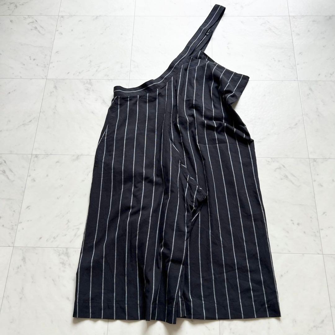 定価7万 Y'S ヨウジヤマモト WASHER STRIPE 吊りパンツ