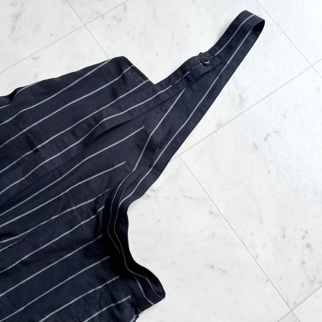 定価7万 Y'S ヨウジヤマモト WASHER STRIPE 吊りパンツ