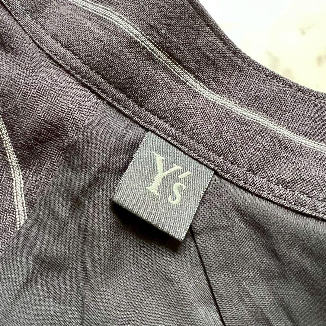 定価7万 Y'S ヨウジヤマモト WASHER STRIPE 吊りパンツ