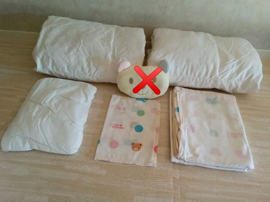 ミキハウス　日本製　西川リビング　ベビー　キッズ　羽毛ふとんセット