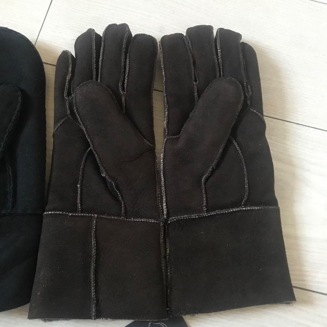 専用　デモデ demodee ムートン　レザー　ミトン　手袋　3点セット　新品