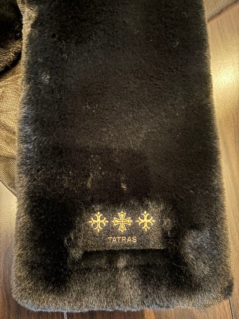 TATRASタトラスMENISAメニサマフラーブラック大人気ユニセックスモフモフ