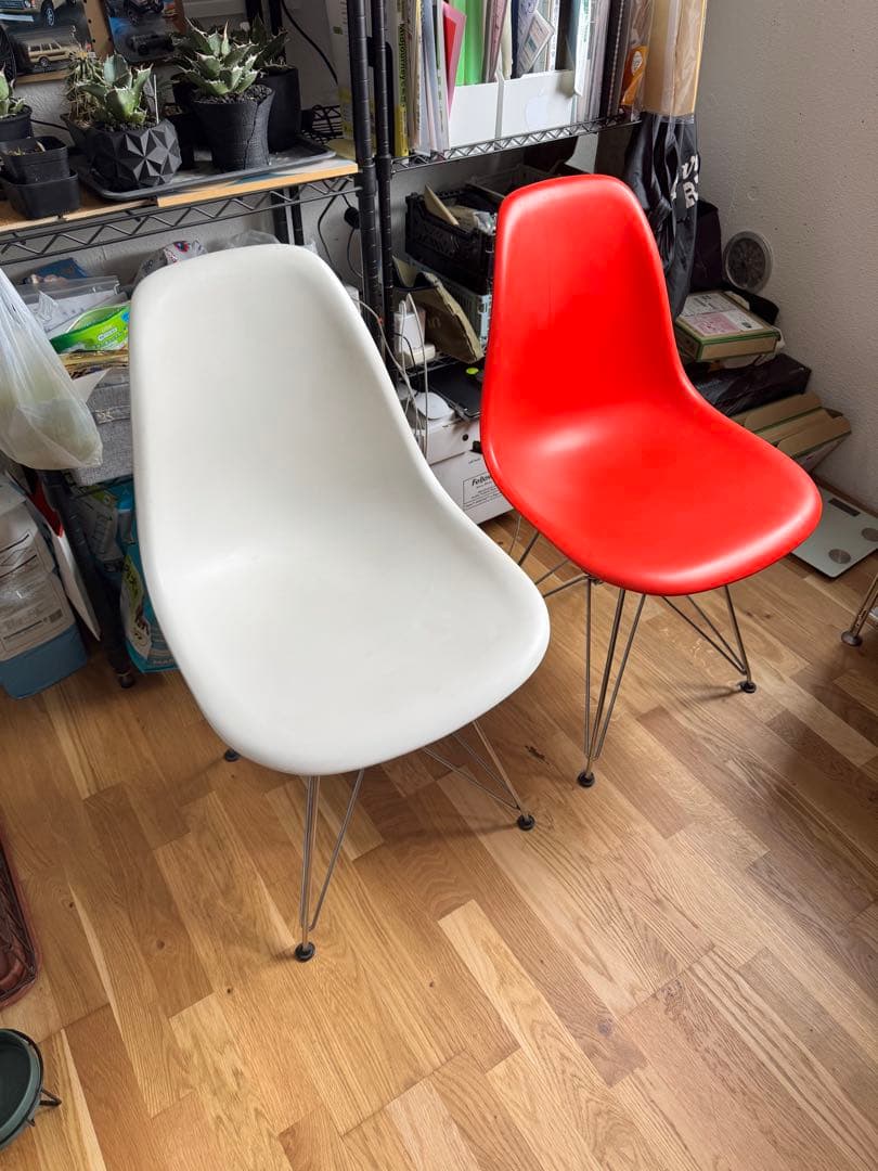 【adamman様限定】イームズ プラスチックサイドシェルチェア レッド