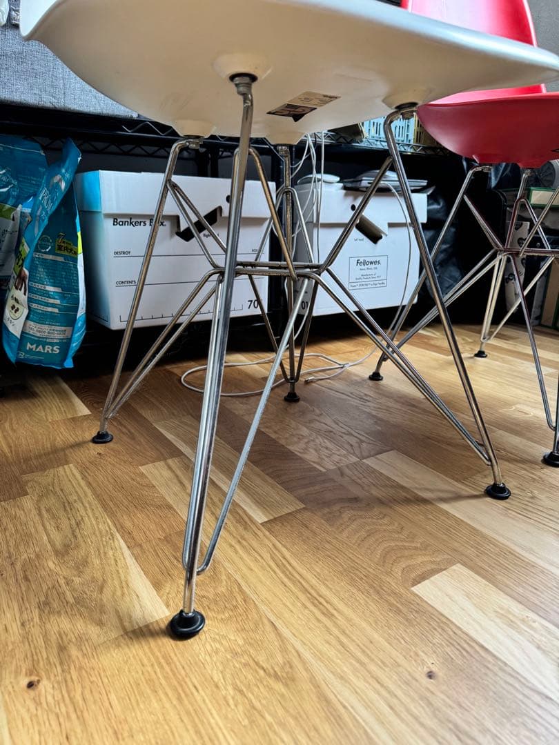 【adamman様限定】イームズ プラスチックサイドシェルチェア レッド