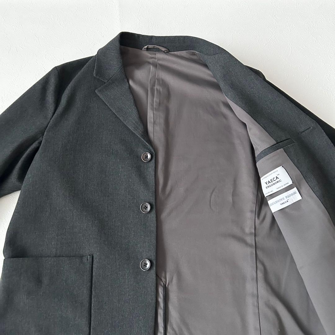 YAECA ヤエカ テーラードジャケット チャコール M 日本製